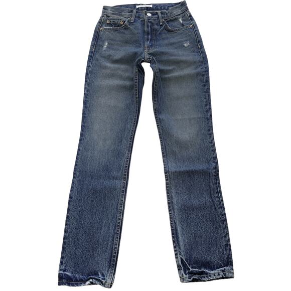 GRLFRND Denim - GRLFRND Karolina distressed skinny leg high rise jeans Close To You Sz 23 P NEW